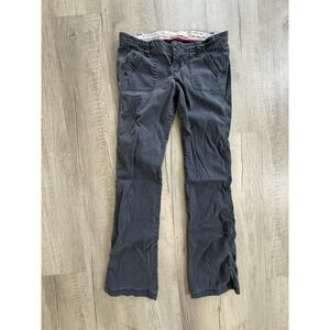 RARE Hollister low rise navy boot cut flare corduroy pants